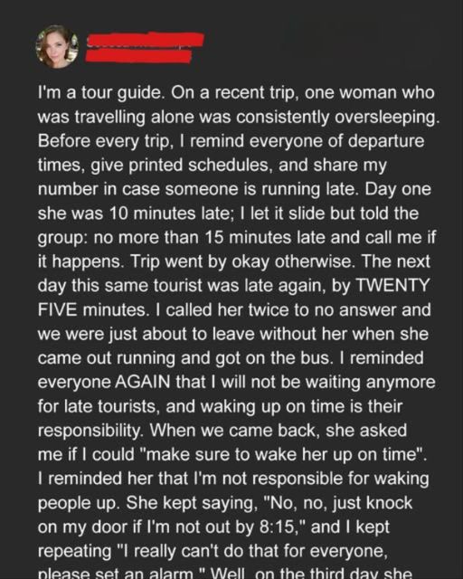 The Late Tourist Who Changed Everything