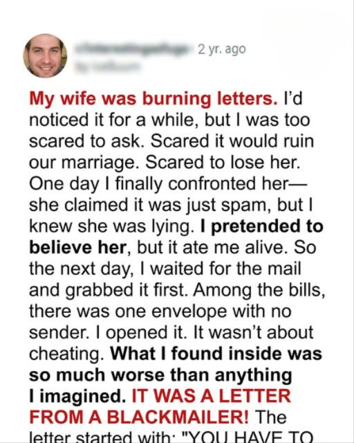 My Wife Was Burning Letters