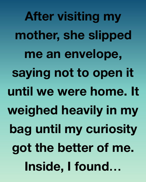 The Secret Envelope and a Journey of Discovery