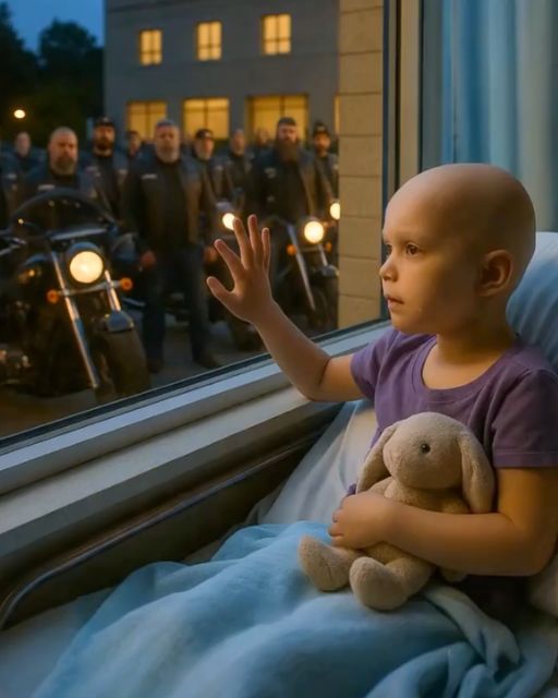 63 Bikers Showed Up At My Dying Daughter’s Hospital Window At Exactly 7 PM, Engines Thundering In Perfect Unison For Thirty Seconds Before Falling Silent