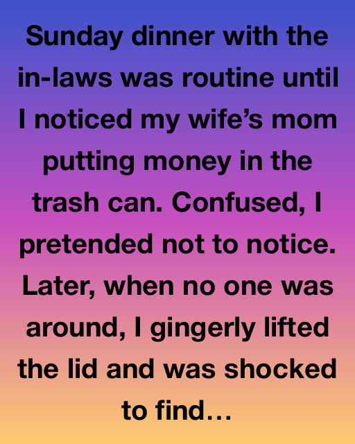 The Mysterious Gift in the Trash Can