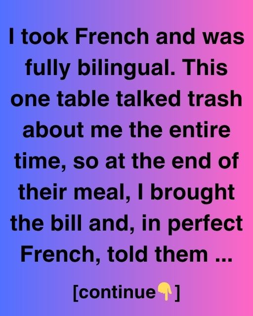 When The Bill Comes With A Lesson