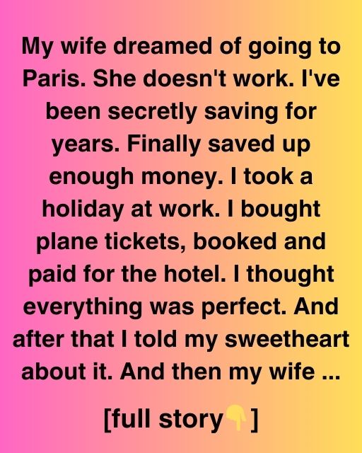 My Wife’s Dream Trip To Paris