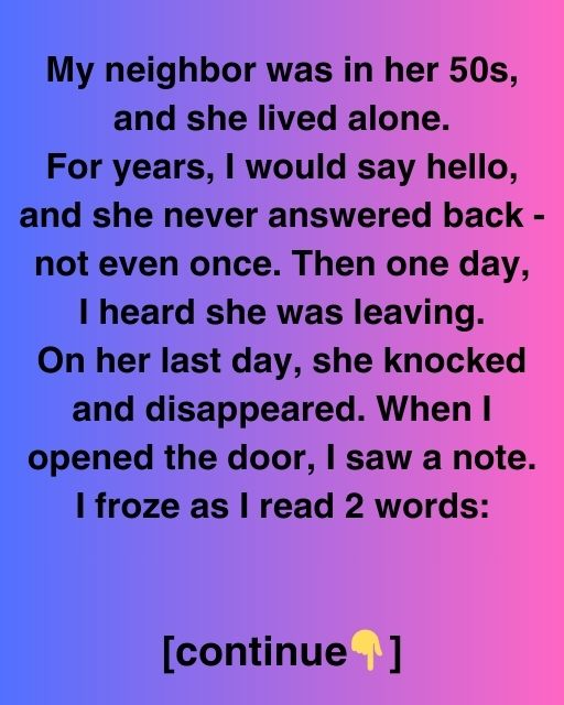 The Note On Her Last Day
