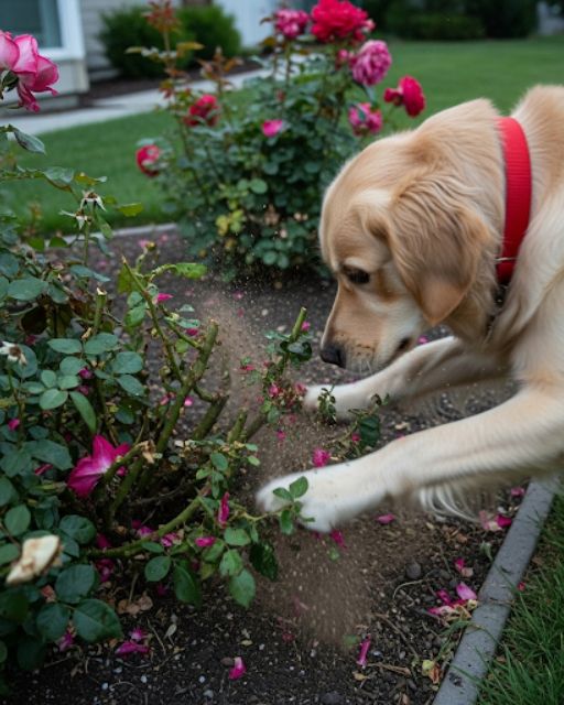 My Neighbor Sent Me A Video Of My Dog Ruining Her Garden—But The Collar Was All Wrong