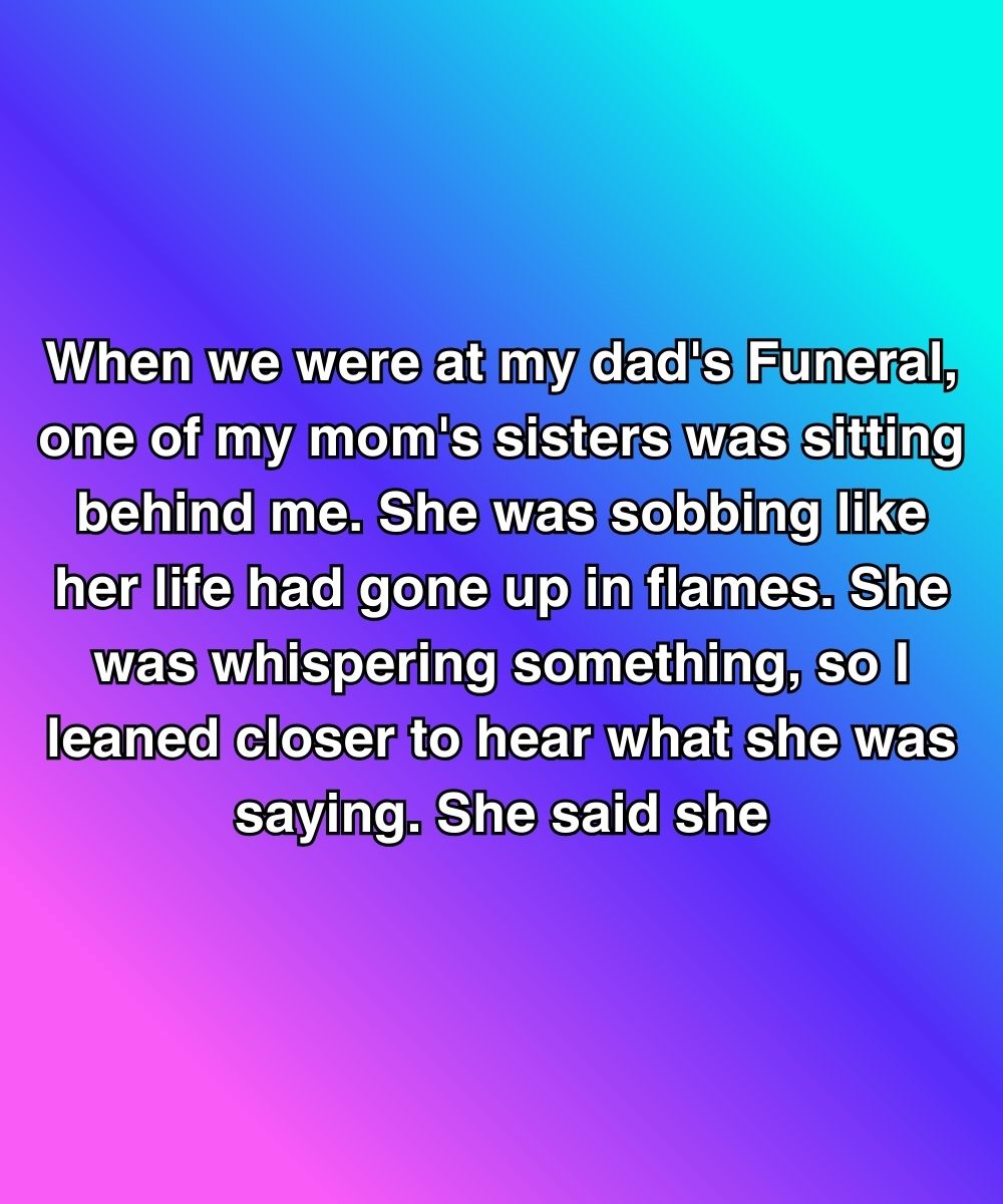 She Said She Was Sorry—But Not To Me, And Not For What I Thought