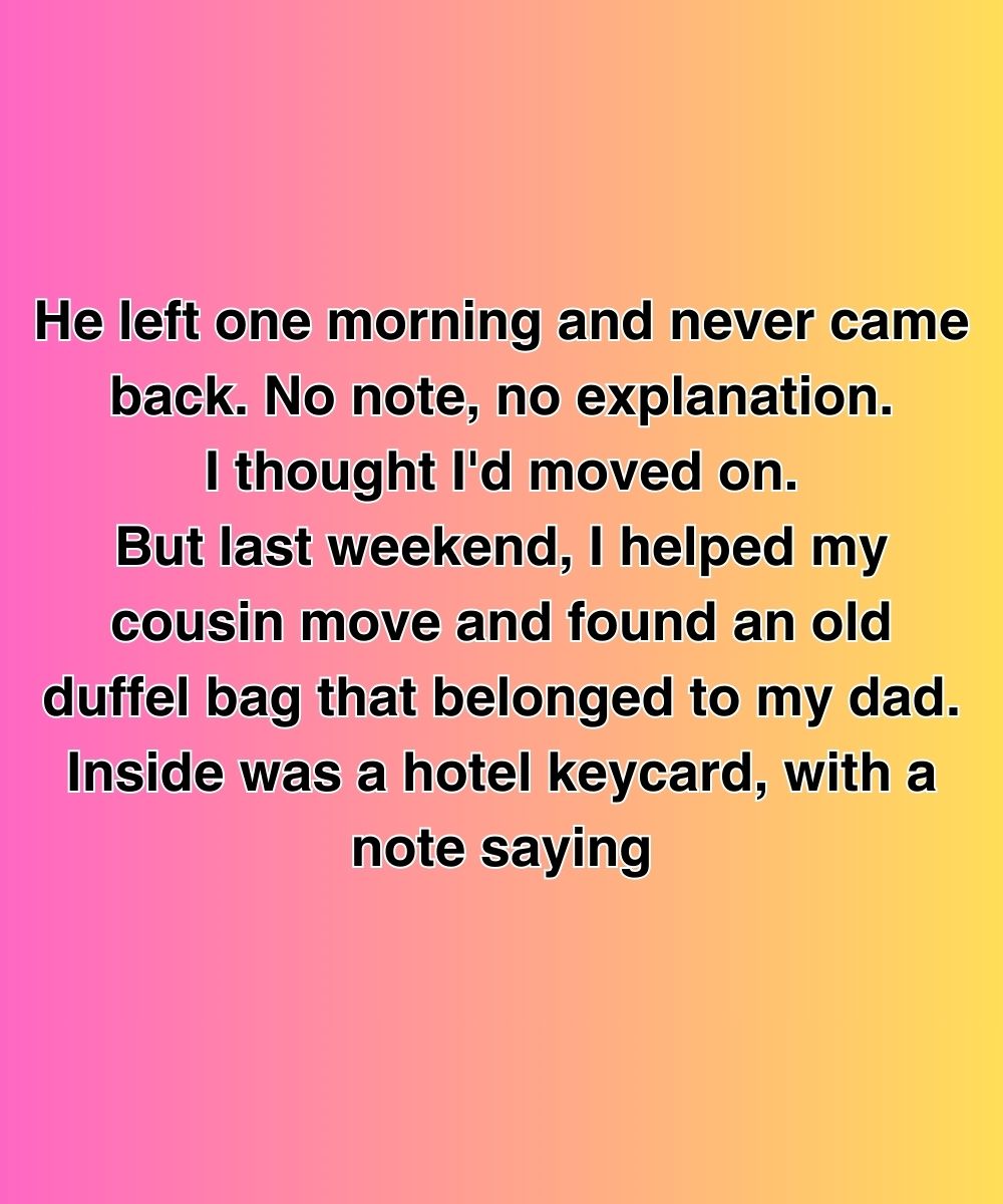 He Left One Morning And Never Came Back—But Then I Found A Hotel Keycard With His Name