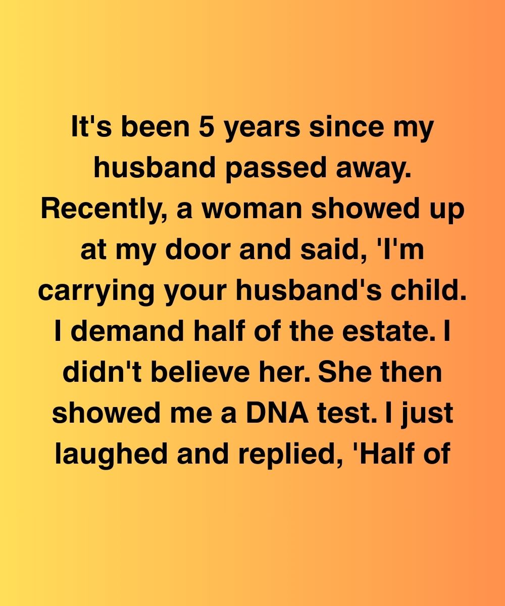 She Claimed My Late Husband’s Baby—Until I Showed Her Who He Really Was