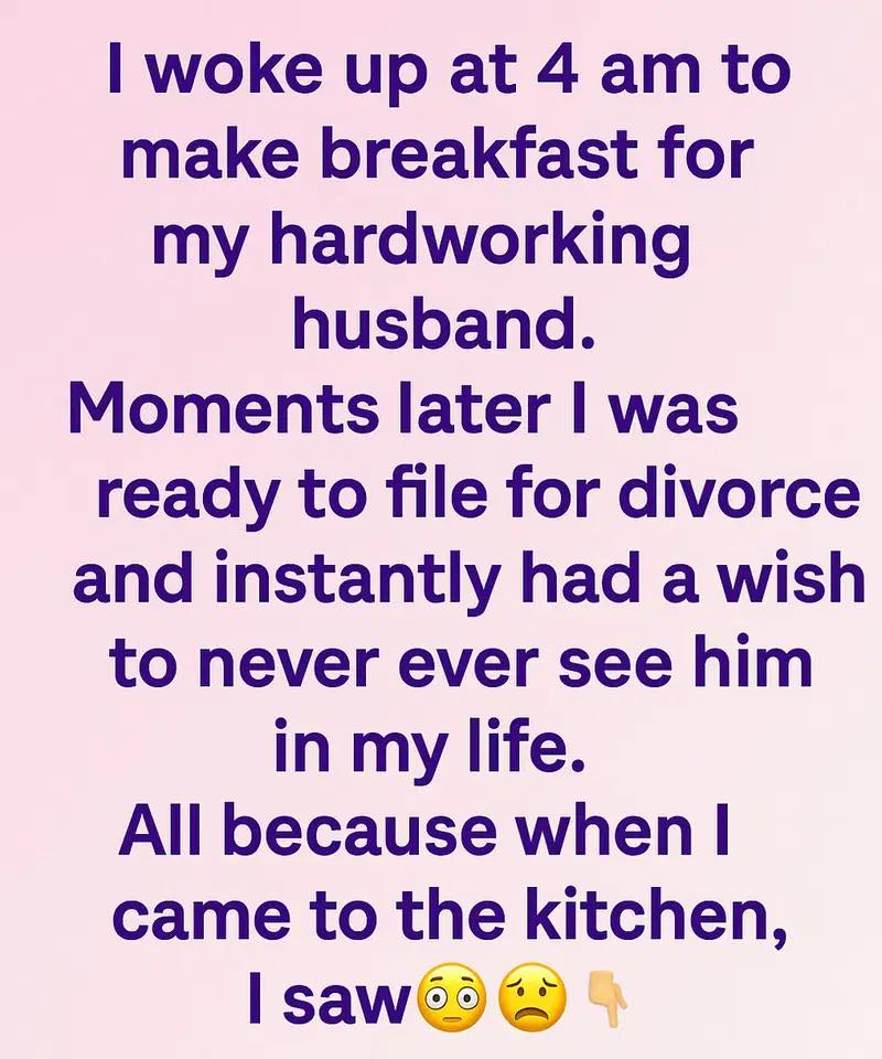 I Woke Up Early To Cook For My Husband—What I Found In The Kitchen Changed Everything