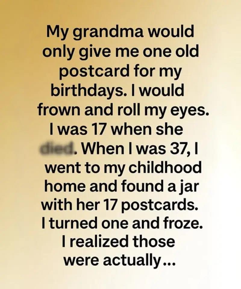 The Postcards My Grandma Gave Me Were Hiding A Secret She Took To Her Grave