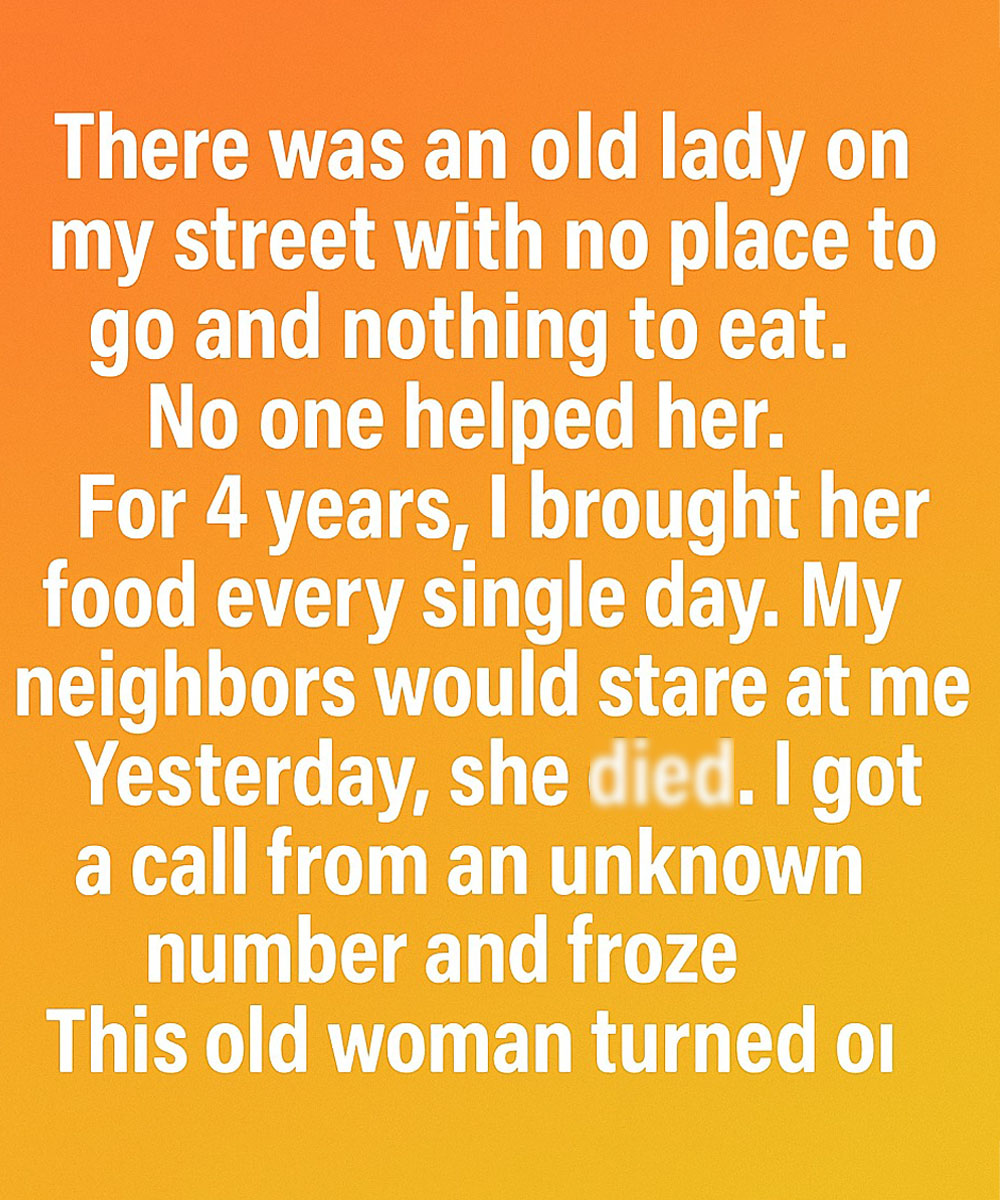 The Old Woman No One Spoke To Left Me Something That Changed Everything