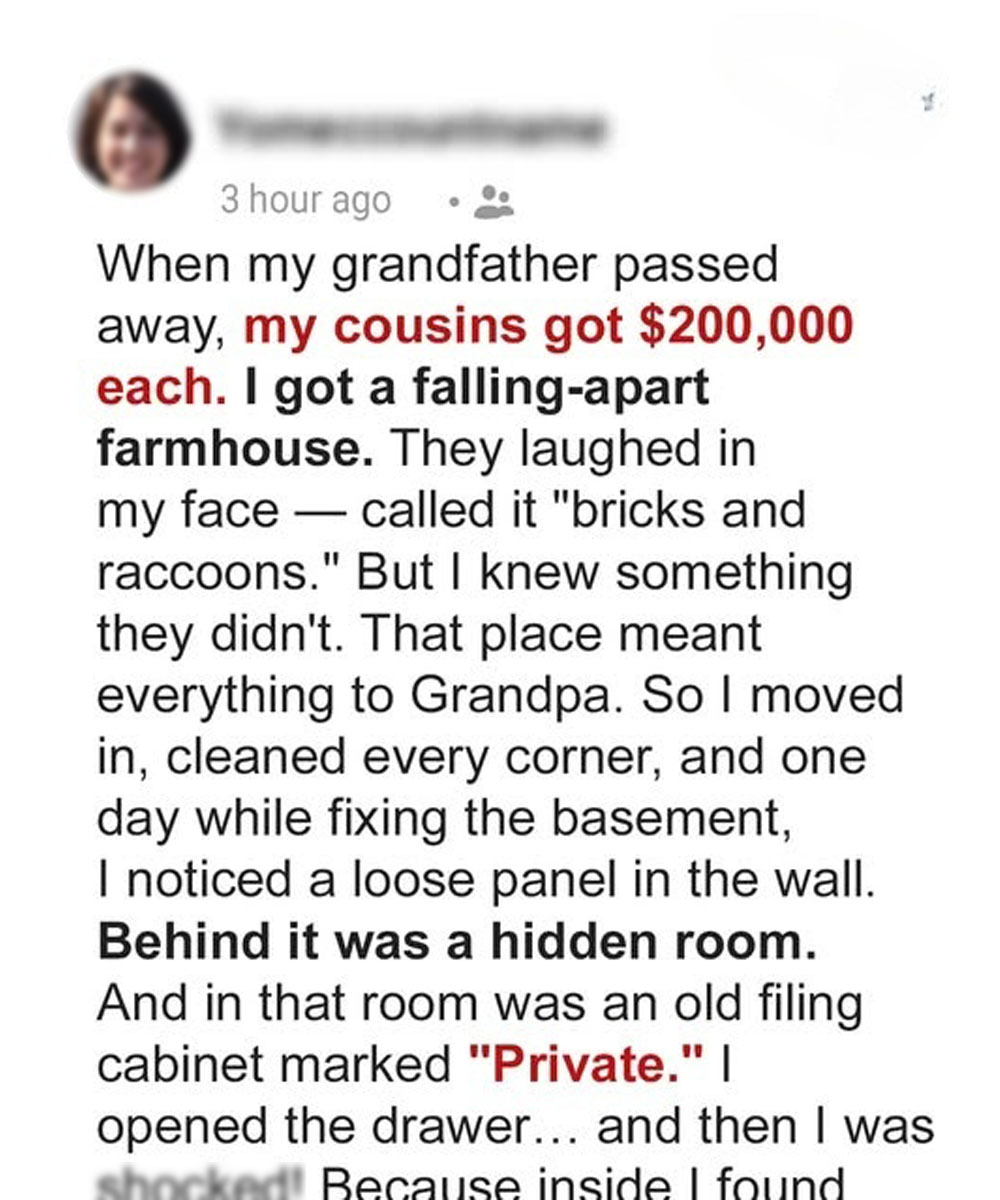 They Laughed At My Inheritance—Until I Found What Grandpa Really Left Me