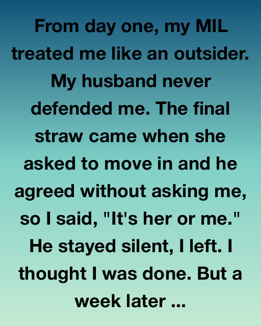 It’s Her Or Me: What Happened After I Walked Away