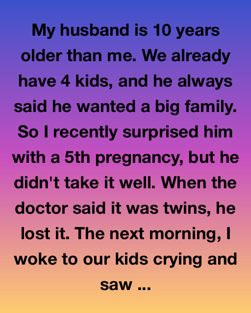 He Said He Wanted A Big Family… Until I Gave Him One
