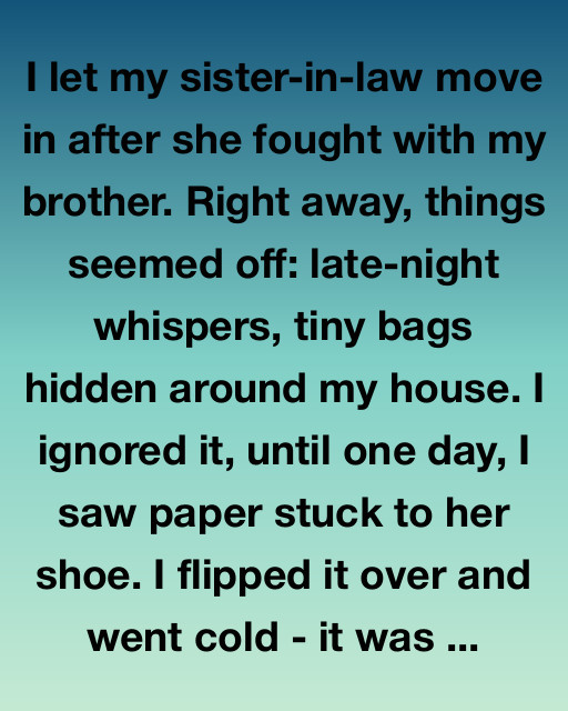 The Paper Stuck To Her Shoe