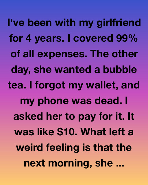 She Paid For The Bubble Tea, But The Cost Was Deeper
