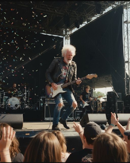 I Took My Grandpa To See His Old Band… And They Handed Him A Guitar Onstage