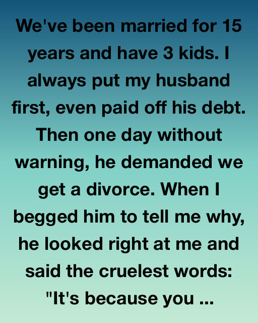 I Always Put Him First – Until He Broke Me