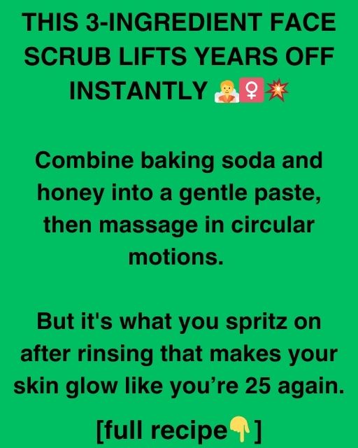 This 3-Ingredient Face Scrub Lifts Years Off Instantly 🧖‍♀️💥