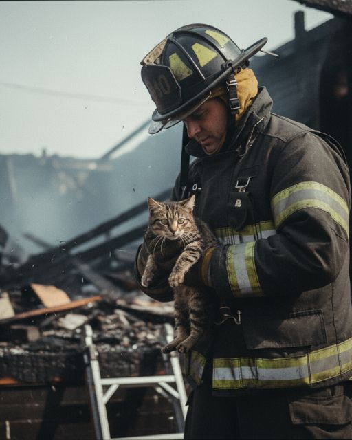 The Fire Wasn’t What Made Me Sweat—It Was What Came After I Saved That Cat