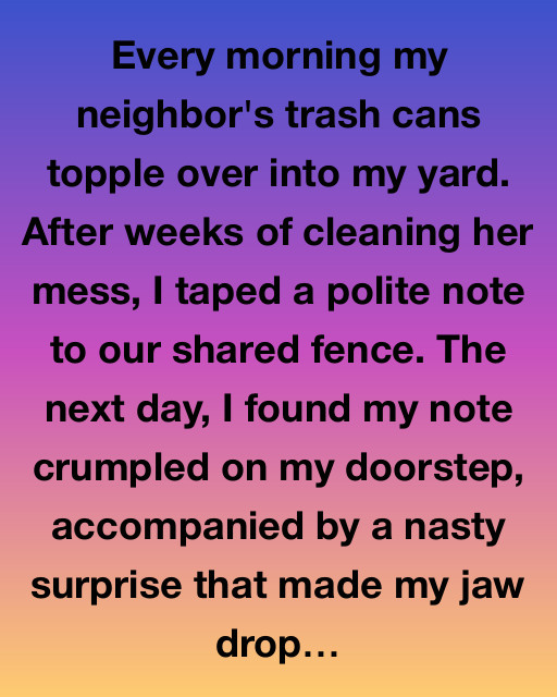 The Neighbor’s Dilemma