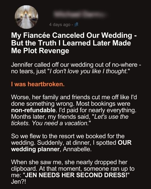 My Fiancée Canceled Our Wedding — But the Truth I Learned Later Made Me Plot Revenge