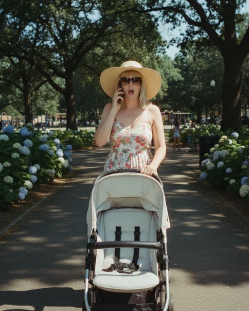 Everyone In The Park Congratulates Her On The Baby—But The Stroller Is Always Empty