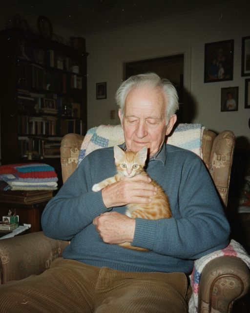 Grandpa Named His Kitten After His First Love—But It Wasn’t Grandma’s Name