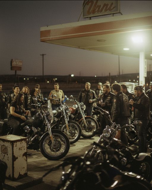 A Biker Gang Shows Up At This Gas Station Once A Year—And It Has Everything To Do With My Grandpa