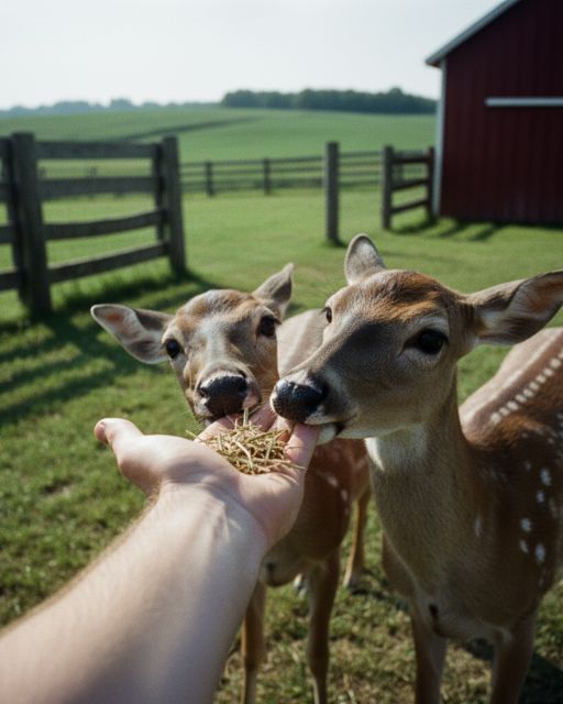 I Fed Two Deer At The Fence—And That’s How I Found Out Who Really Owns This Land