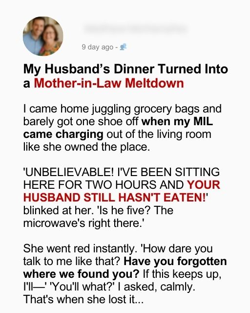 My Husband’s Dinner Turned Into a Mother-in-Law Meltdown