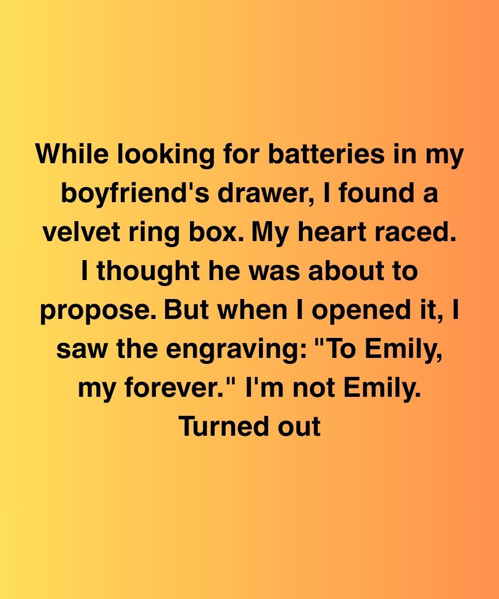 I Found A Ring In My Boyfriend’s Drawer—But The Engraving Wasn’t Meant For Me