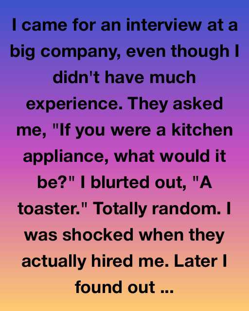 Why I Said Toaster: A Story About Showing Up Anyway