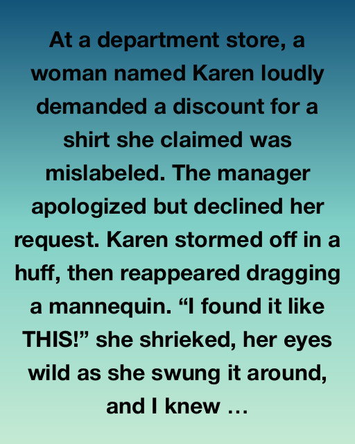 An Unexpected Lesson in a Department Store