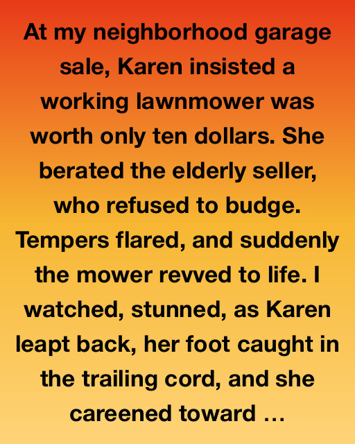The Unexpected Lessons from a Lawn Sale
