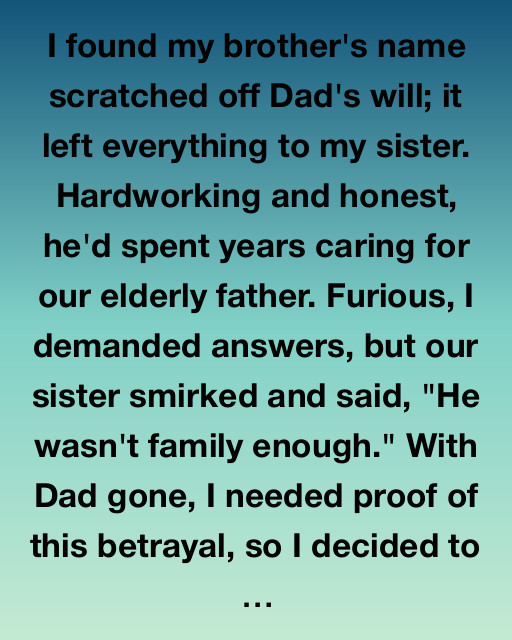 A Brother’s Quest for Justice