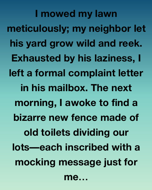 The Unlikely Friendship Over the Toilet Fence