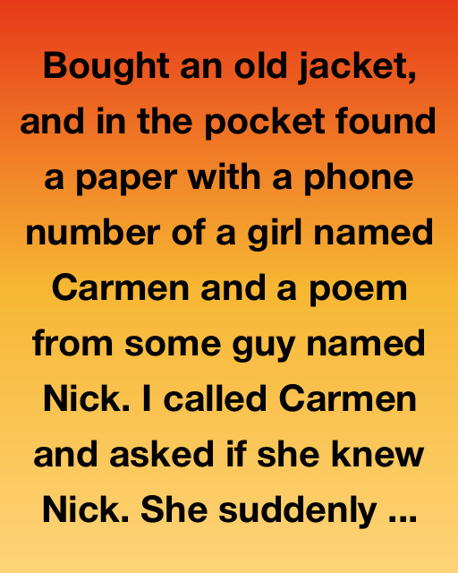 The Poem In The Pocket