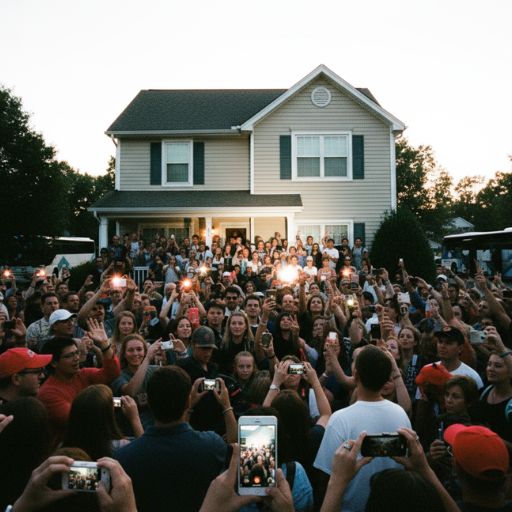 When My Uncle Turned A Joke Into A Crowd Of Strangers Outside His House