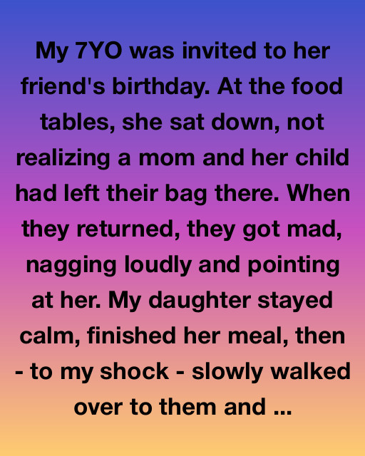 The Birthday Table Incident That Changed Everything