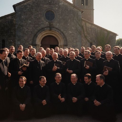 Over 50 Priests Stood In Front Of The Church To Stop Mayor’s Order To Demolish It