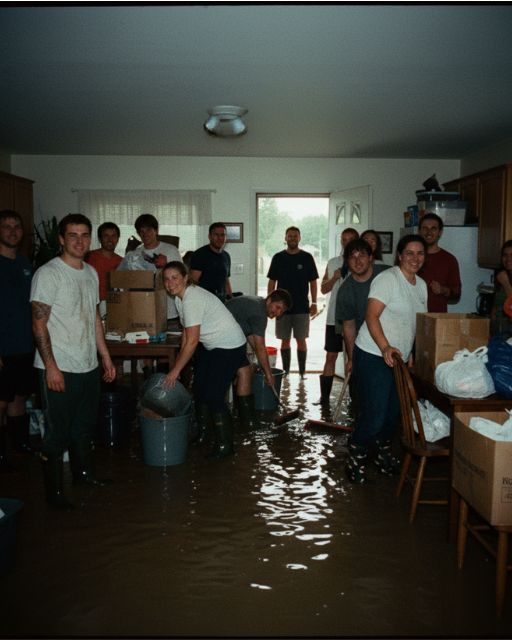 Twenty Neighbors Showed Up After the Flood—But One of Them Never Left