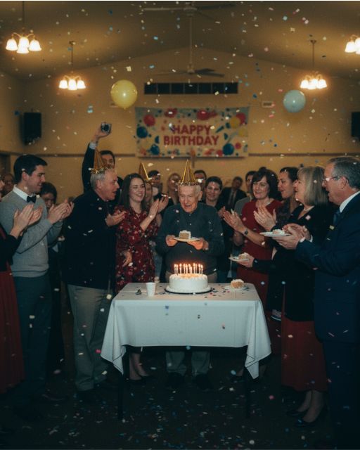 We Thought He Had No Family—Until 34 Strangers Showed Up With Cake