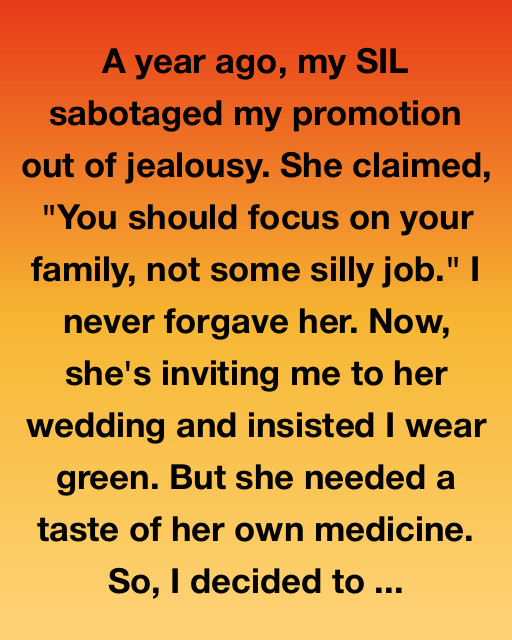 Green With Envy: A Wedding Story She’ll Never Forget