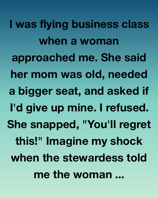 The Seat I Didn’t Give Up