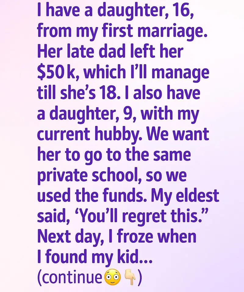I Used My Teen Daughter’s Inheritance For Her Sister’s Tuition—She Said “You’ll Regret This”