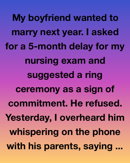 The Ring He Refused, The Life I Chose