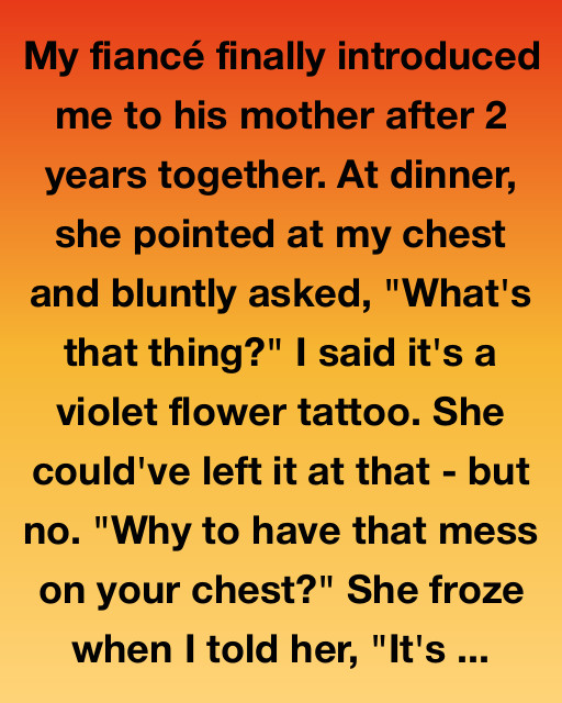 The Violet Flower On My Chest
