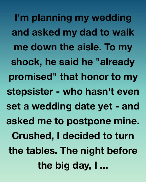 The Aisle I Chose to Walk Alone
