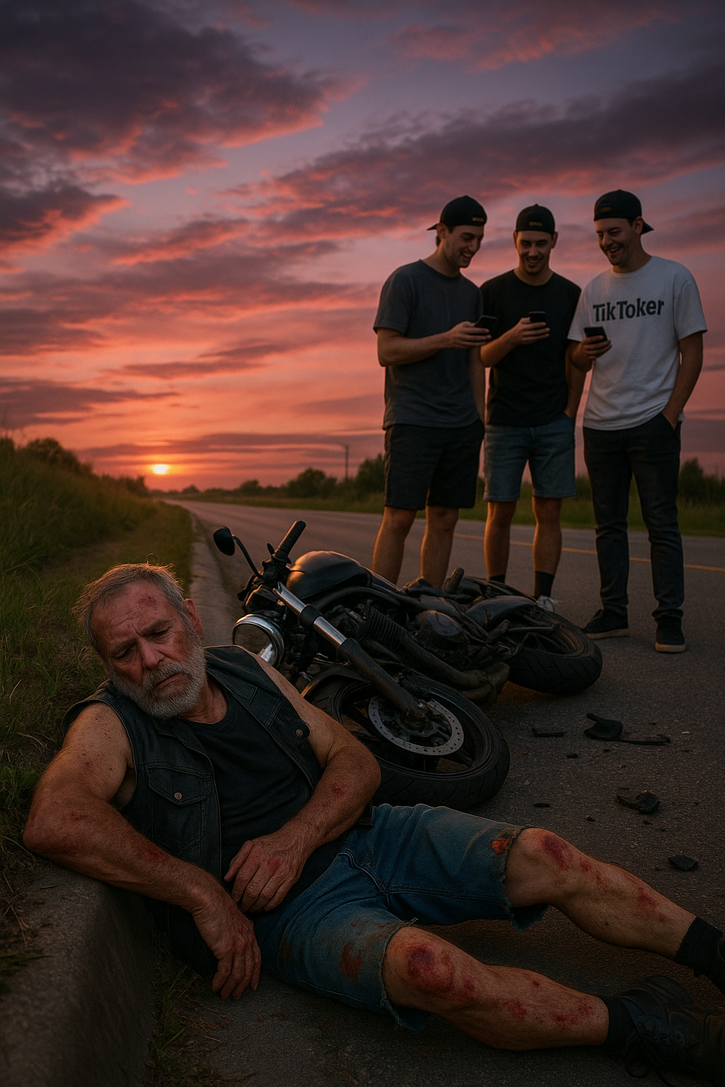 The Biker, The Teenagers, And The Lesson That Went Viral